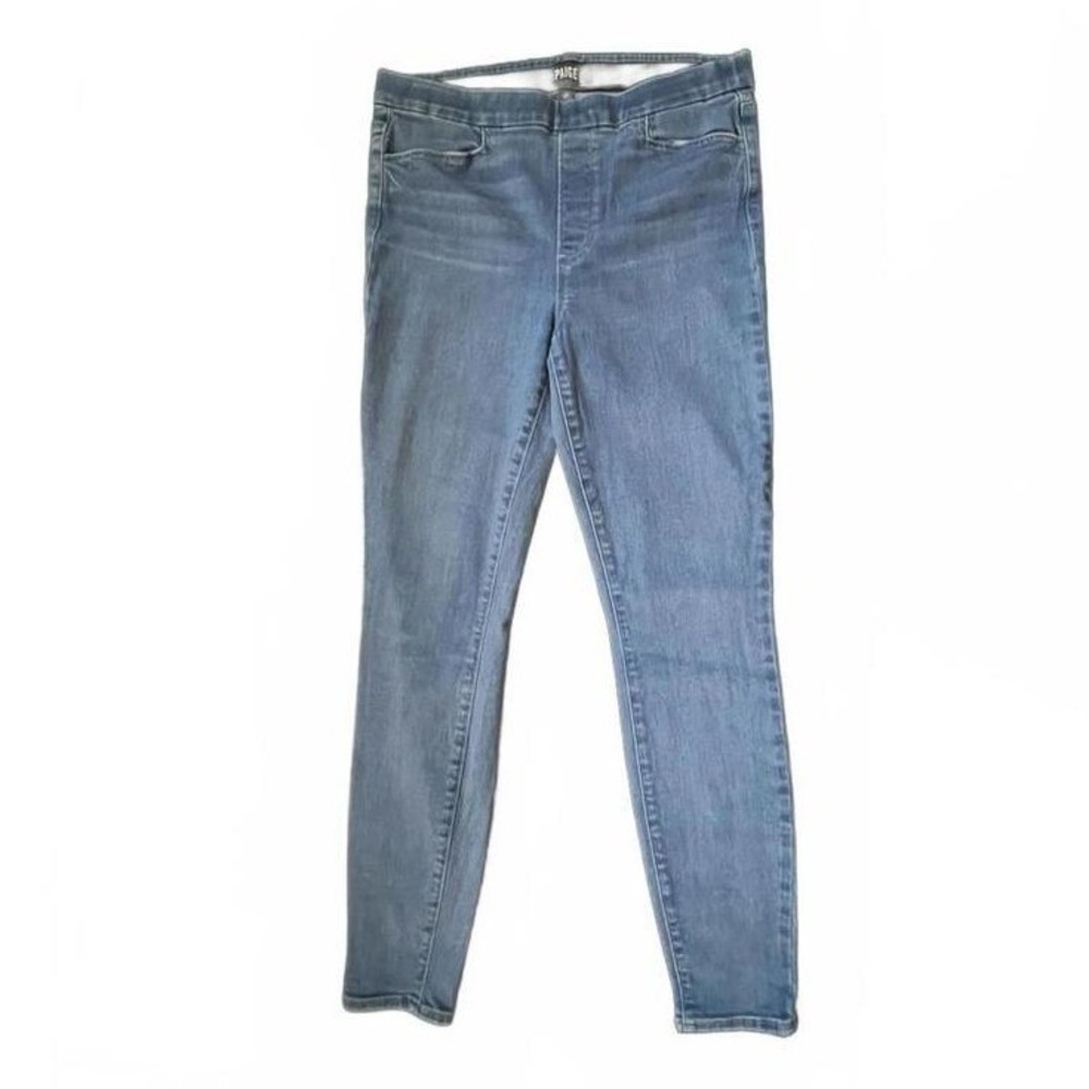 Paige Hoxton Ultra Skinny Jeans Blue Pull On High Rise Jeggings 29